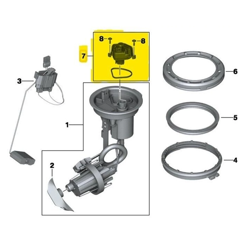 Motorcycle fuel pump electronic control module For BMW S1000R S1000XR C600GT C650GT C400GT F650GS F750GS F800GS R900R R nineT