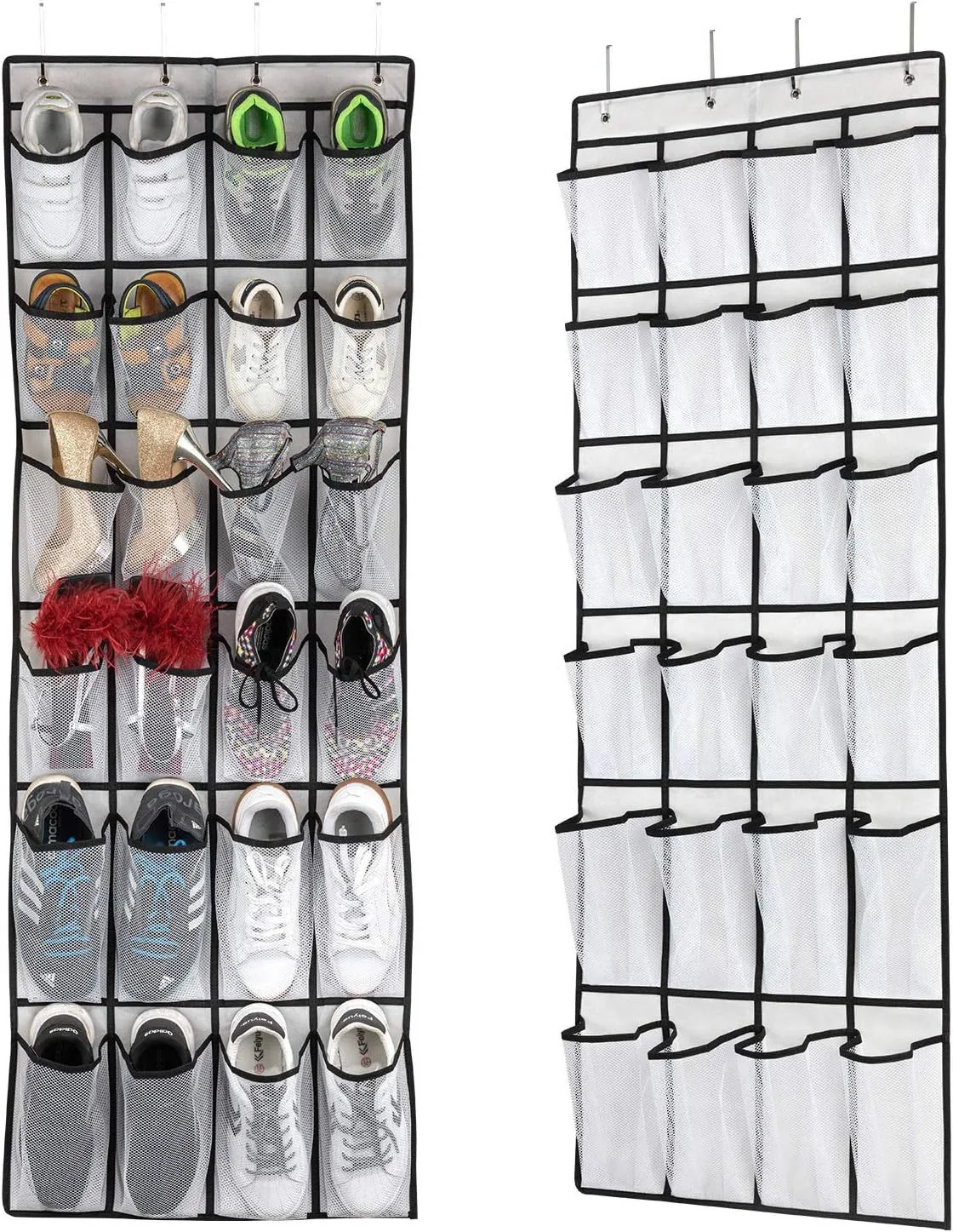 

1Pcs Storage Hanging Organizers Foldable Storage Bag Shoes Organizer Toys 35 Large Mesh Bags Clothing Wardrobe Home Organization