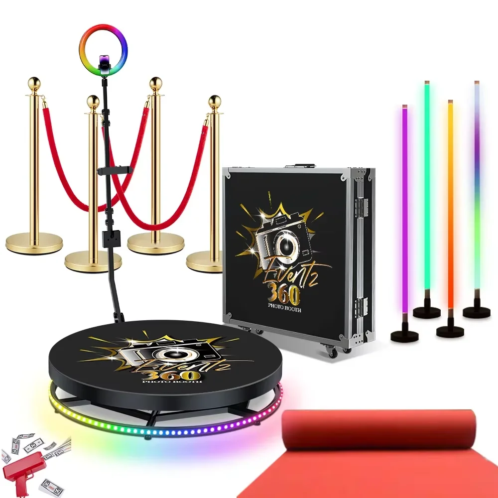 Photomaton Exist Magic mit 360-m-LED-Leuchten, Selfie, Foto, Stützpfosten, Abendessen, IX, 1,2