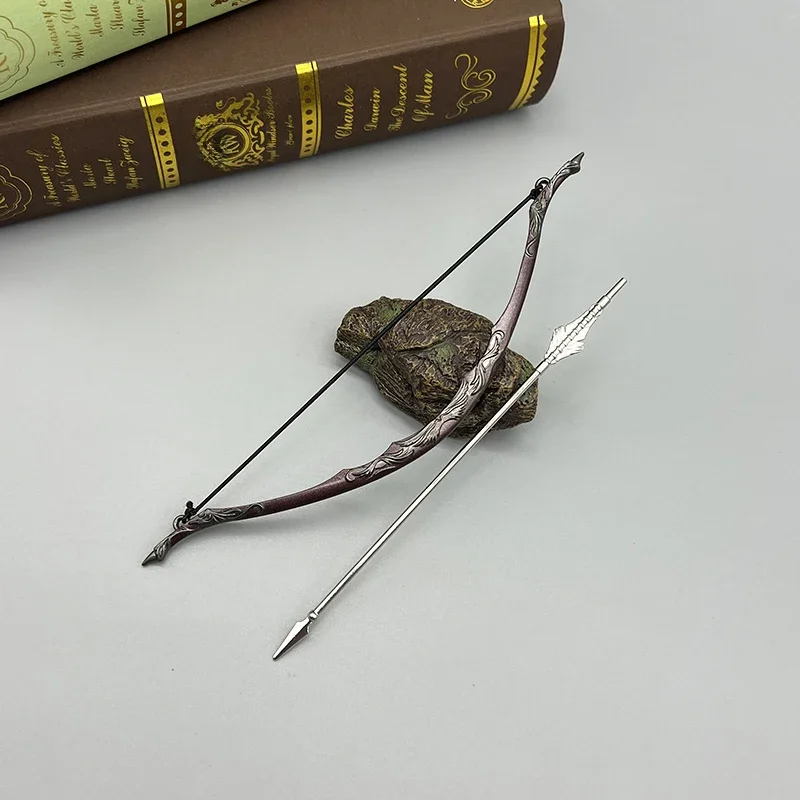 Arc de 18cm du Galadhrim Legolas Greenleaf TLOR Hobbit, marchandise du film, modèles d'armes médiévales en métal 1:6, ornement de maison, artisanat, livraison directe, vente en gros, cadeaux,