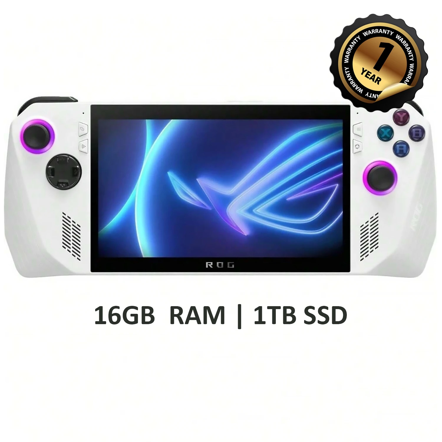 

ASUS - ROG Ally 7" 120Hz FHD Gaming Handheld, AMD Ryzen Z1 Processor, 16GB RAM, 1TB SSD, AMD Radeon, Windows 11 Home, White