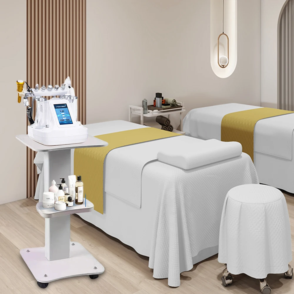 Premium Ästhetik-Gerätewagen mit Rutschfester Oberfläche 40kg Tragfähigkeit Sanfte Geräuschlose Rollen für Schönheitssalons Beauty-Car