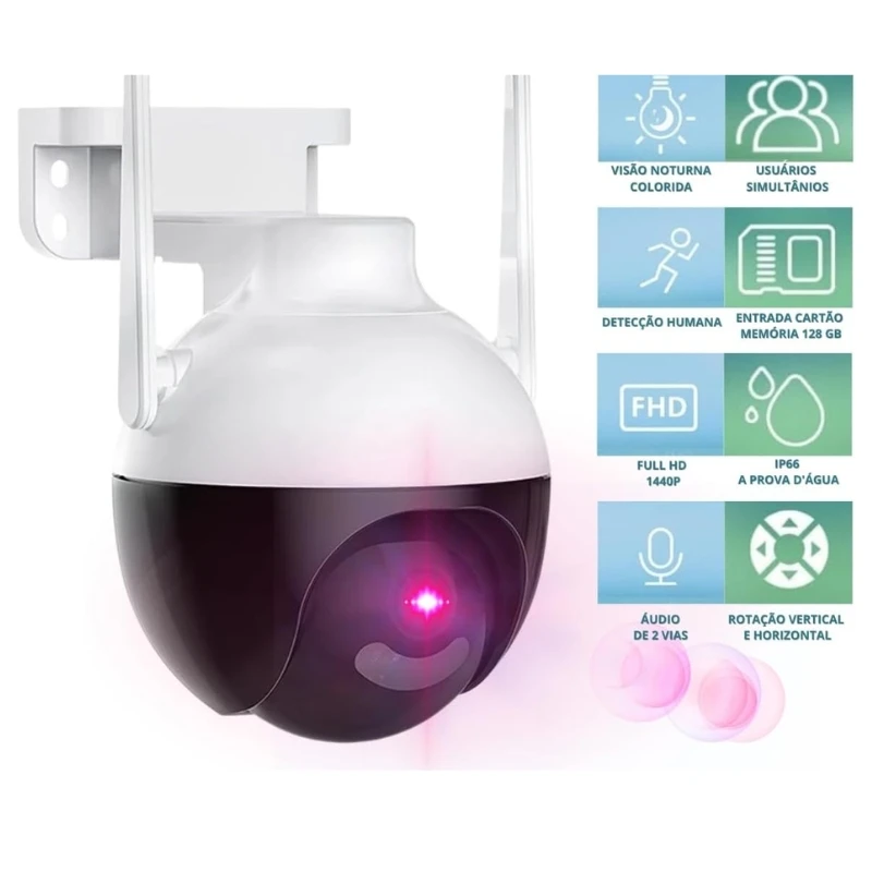 Security camera Wi-Fi smart camera A18 4MP icsee