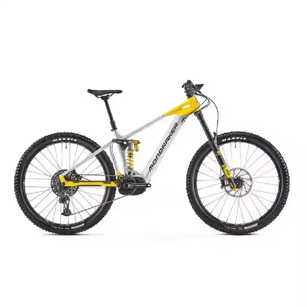 Новинка, велосипед Mondrakers- Crafty Carbon RR SL, серебристый/белый, E-MTB Enduro/AM OL