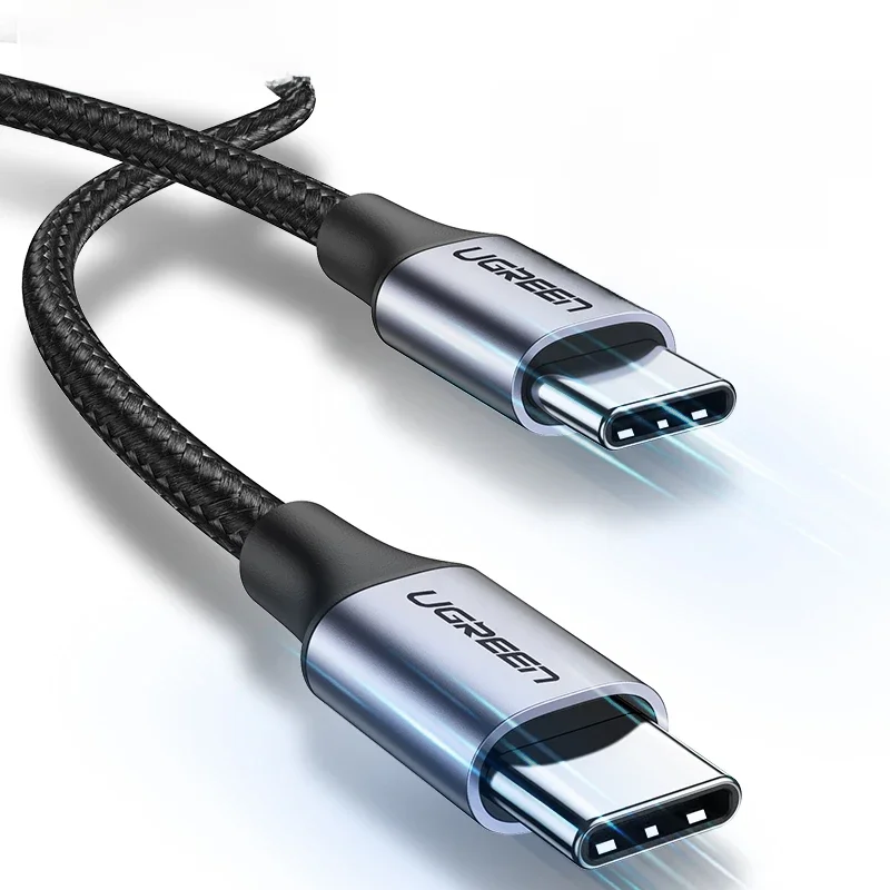 UGREEN 60W 100W Kabel USB Typ C do USB C do laptopa MacBooka iPhone'a 17 iPad Samsung Xiaomi Szybkie ładowanie PD Przewód do ładowarki 3A/5A — zdjęcie produktu 7