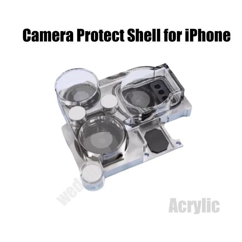YCS Diamond Shield Camera Lens Protectoer Acrylic for iPhone Dustproof Anti-Dust Camera Repair Protective Cover