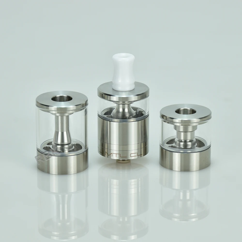 وولفكولي vape Dvarw MTL CL هيئة الطرق والمواصلات خزان ، 22 مللي متر خزان مع 11 إدراج الهواء ، 316ss ، لفائف واحدة سطح السفينة قابلة لإعادة البناء البخاخة