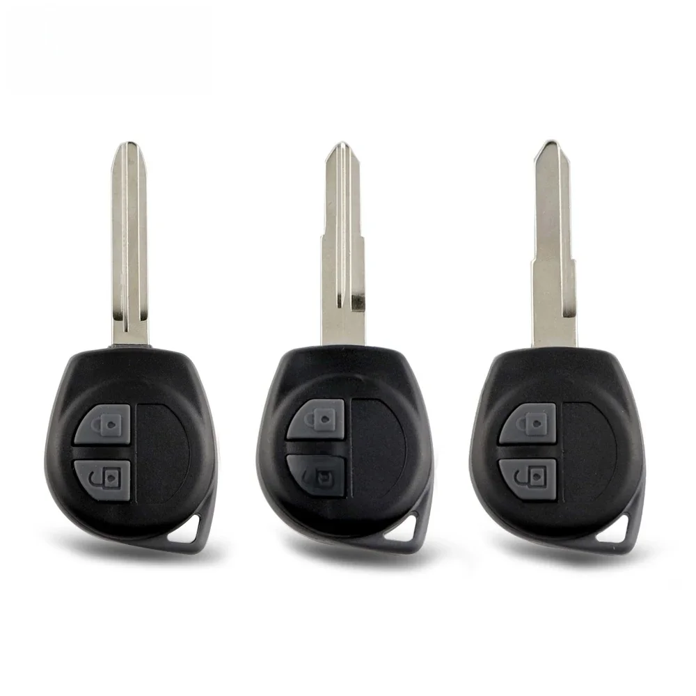 Coque de clé télécommande de voiture, pour Suzuki Igins Alto SX4 Vauxhall Agila Splash Swift Liana Aerio Jimn Vitara Grand Fob, sans Logo, lame non coupée