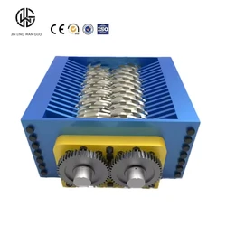 automatic plastic shredder machines Industrial Heavy Duty single Shaft Steel Shredder wood crusher