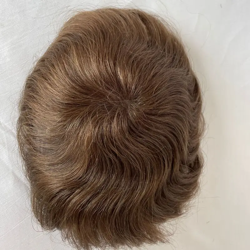 Men's Thin Skin PU Bald Spot Hair Patch, Hair Replacement System