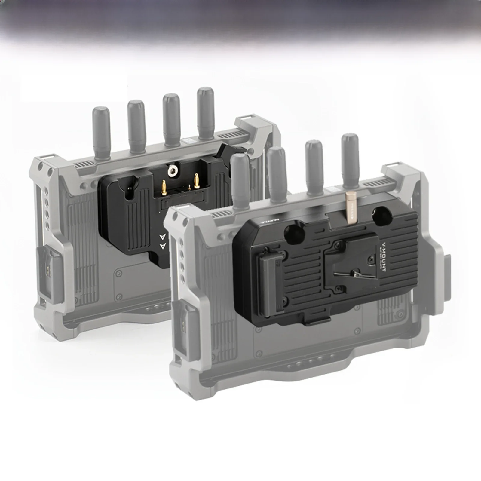 Placa de bateria de montagem dourada / V TILTA TGA-HRM-BTP para monitor remoto de alto brilho DJI