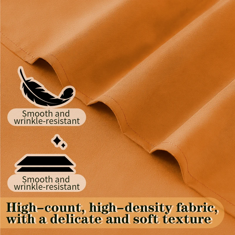 4-Piece Twin/Full/Queen/King Size Microfiber Cooling Sheet Set, Luxury Hotel Quality Super Soft Breathable Bed Sheets,16