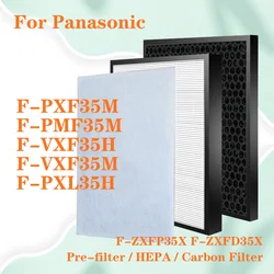 Sostituzione HEPA e filtro a carbone attivo per Panasonic F-VXM35A F-VXM35H F-VXM35M F-VXM35R F-PXM35A F-PXM35H purificatore d'aria