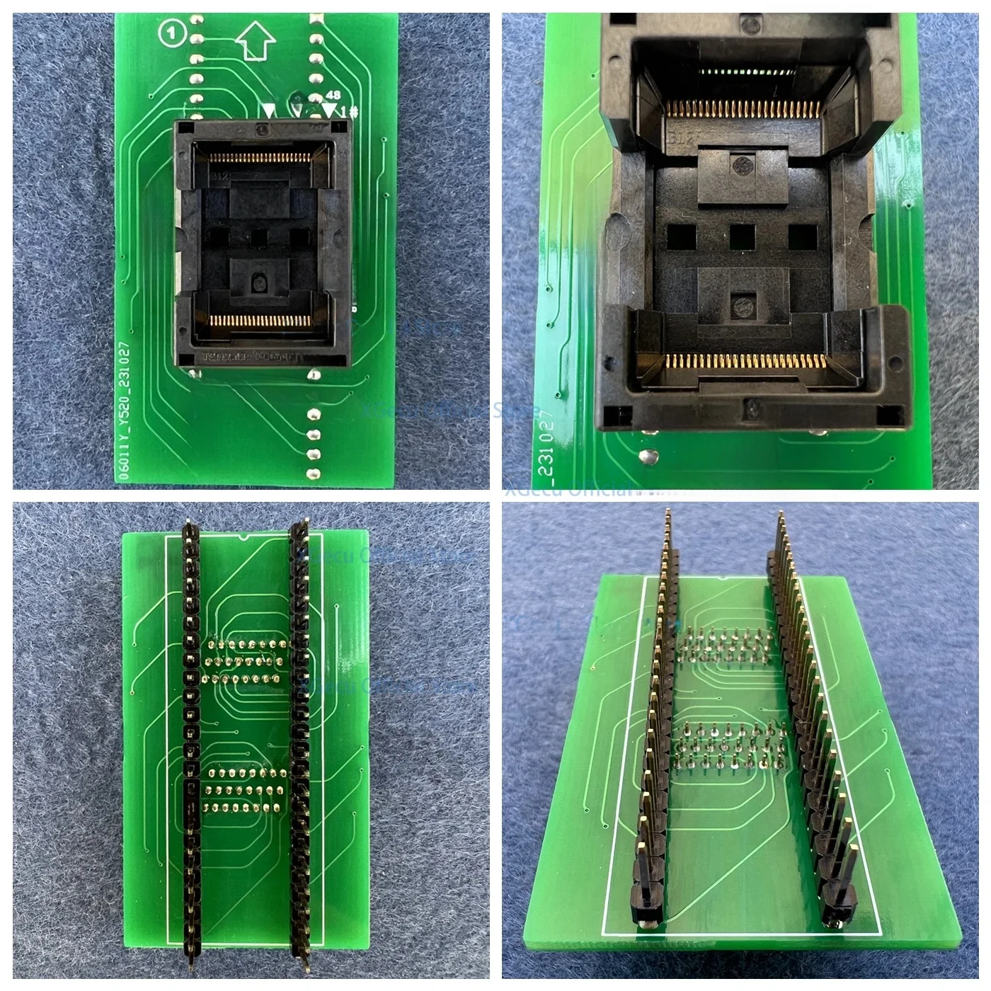 Adaptateur XGECU TSOP48-DIP48 SN-ADP-048-0.5/70-0065/SA247 pour programmeur universel e.g. T56 RT809H TNM5000/7000 Dataman biprog+