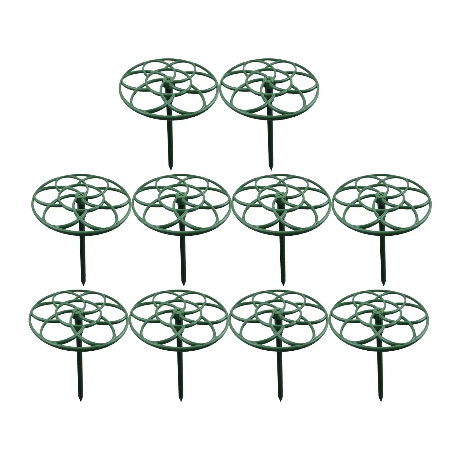 

10 шт., опорные колья для пиона, клетка, скоба, круглая ветка, кронштейн для растений, садовые инструменты для бонсай, опорная клетка для растений в горшках, стержень, рамка для помидоров