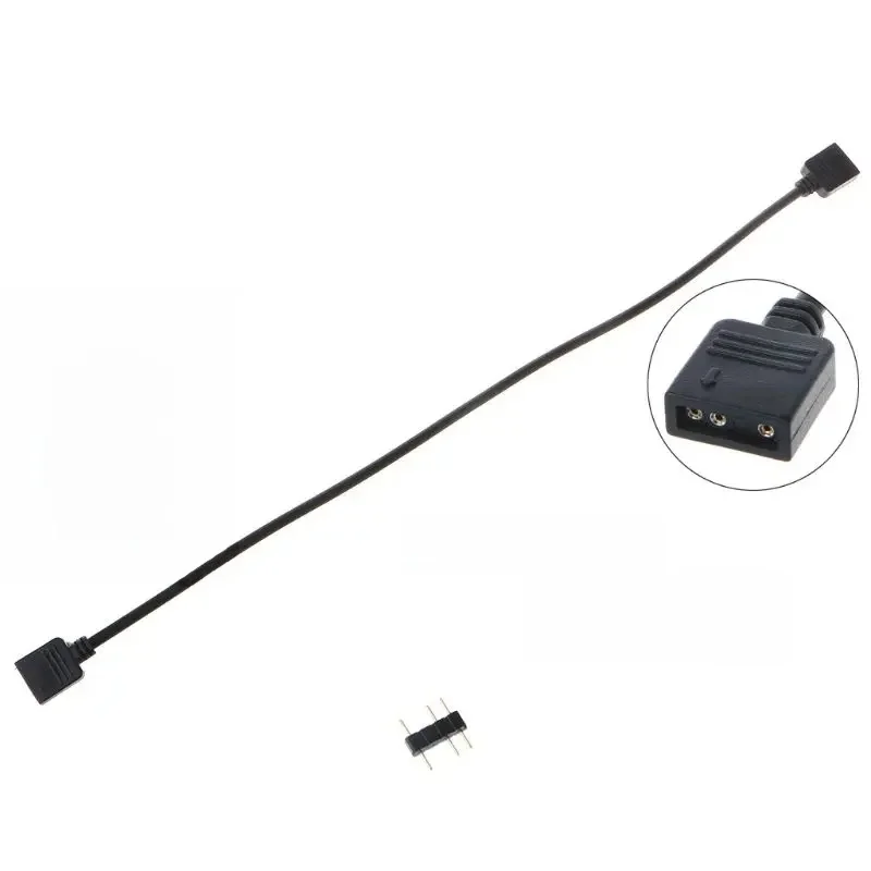 Hub connecteur d rvb 5V 3 broches pour ordinateur PC pour alimentation ventilateur boîtier