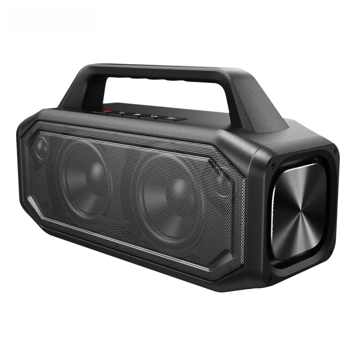 W-KING BT261-2 80W Bluetooth-Lautsprecher, tragbare Outdoor-Lautsprecher mit Bass-Boost, Stereo-Pairing, Reverse-Charging, IPX6 wasserdicht