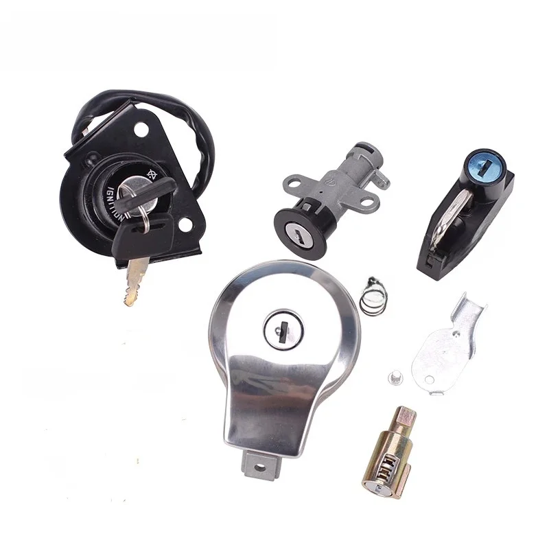 Wyłącznik zapłonu motocykla blokada paliwa korek gazu klucz zestaw dla Yamaha VIRAGO XV125 XV250 XV535VIRAGO XXV240 250 3LS 535 2UJ V gwiazda 4RF — zdjęcie 2