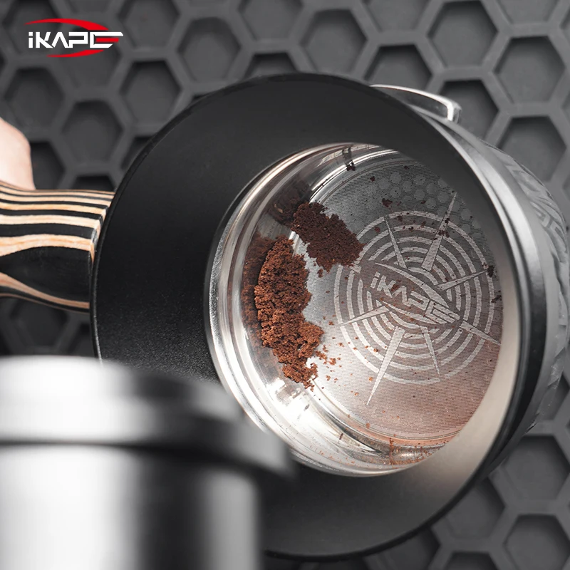IKAPE Precision High Extraction Coffee Filter -Beehive, Basket Stainless Steel Espresso Filter Basket for Bottomless Portafilter