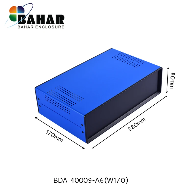 Bahar Enclosure Iron Case Wire Junction Box Instrument Shell Distribution Box Power Controller Housing  BDA 40009-W170