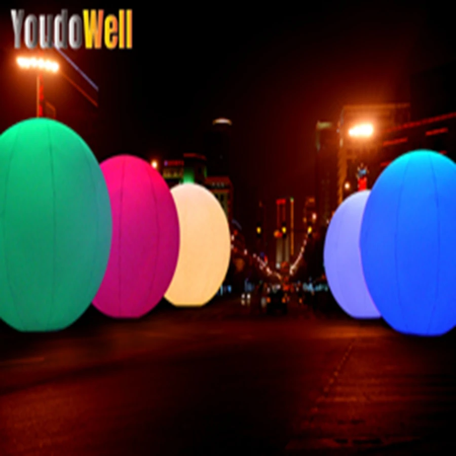 

Large Inflatable Ball Decorative Particle Balloon with LED Light Beach Ball Party Event Exhibition Advertising