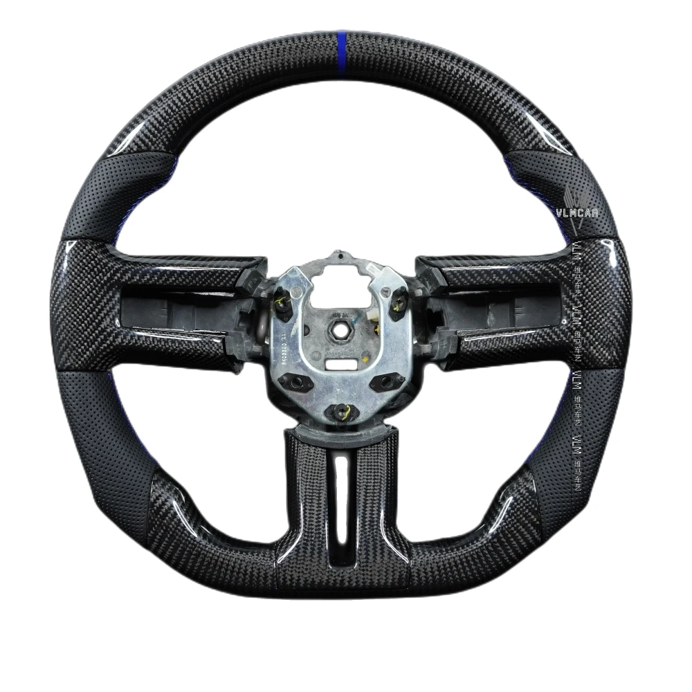 

VLMCAR Private Custom Carbon Fiber Steering Wheel For Ford Mustang 2005-2010 Customize For All Vehicles Car Accessories Led