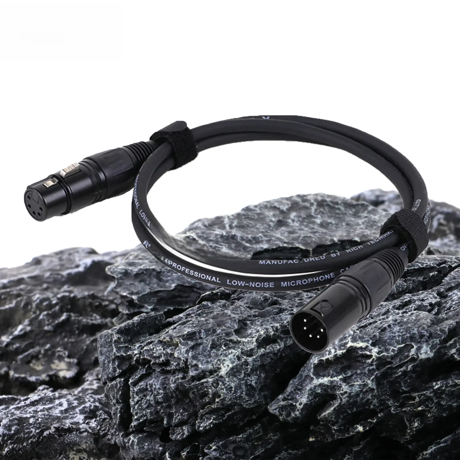 5Pin to 5Pin XLR M/M M/F F/F Cord Balance MIC Adapter Audio Extension Shielded Cable for Amp Stage Lighting Spotlight Connect