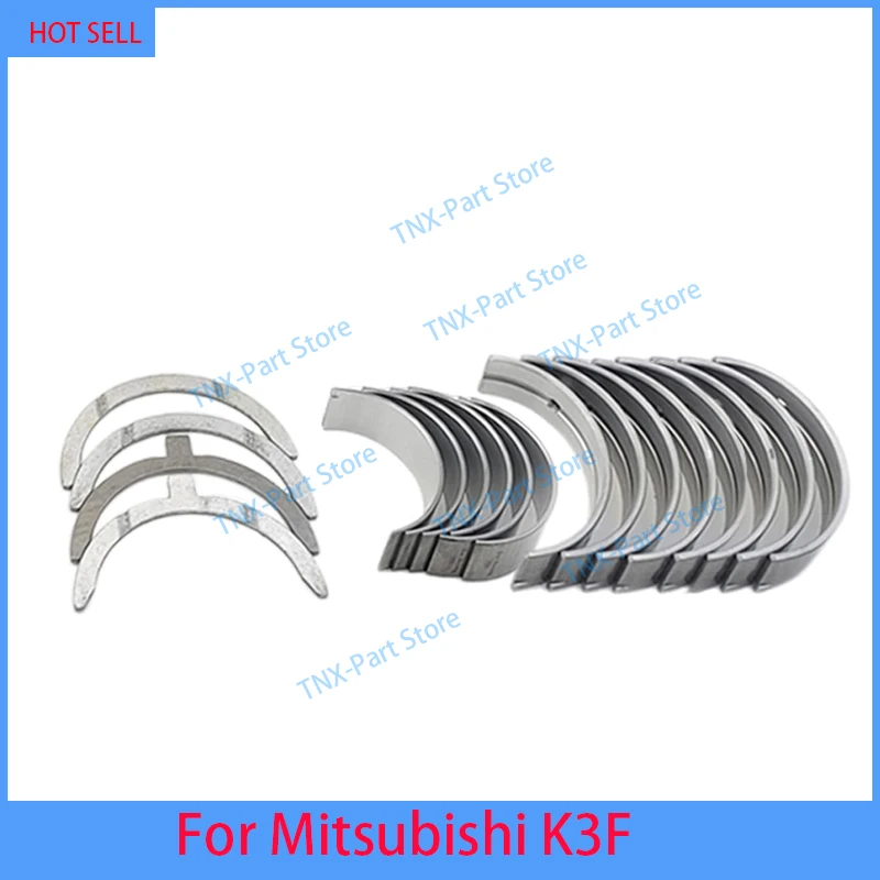

For Mitsubishi K3F Main Bearing &Con Rod Bearings &Thrust Washer Overhaul Rebuild Kit