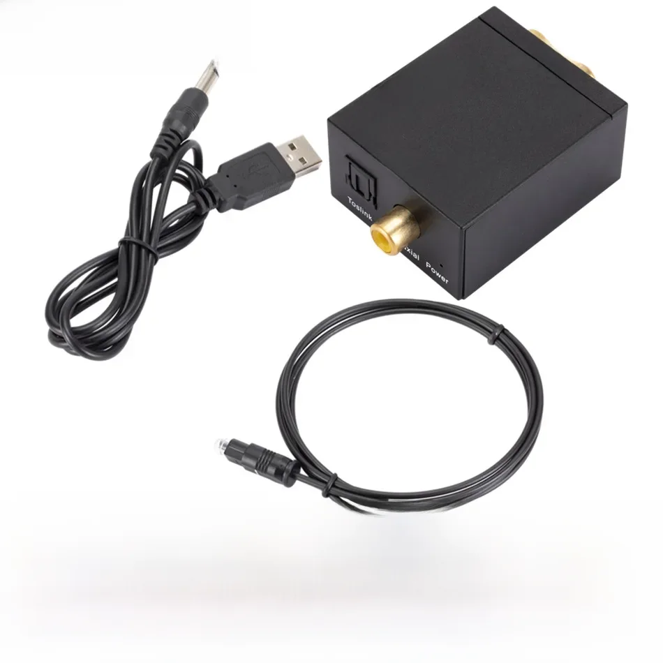 Cyfrowo-analogowy konwerter audio RCA R/L Wyjściowy adapter audio DAC Wzmacniacz do koncentrycznego optycznego dekodera SPDIF ATV DAC — zdjęcie produktu 7