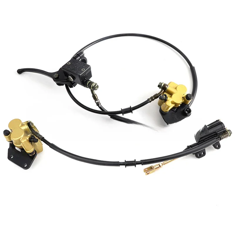 AliExpress Motorcycle Front /Rear Hydraulic Disc Brake Kit For Most 50cc-125cc Motocross Pit Dirt Bike BBR TTR CRF 50 XR Apollo Motorbike