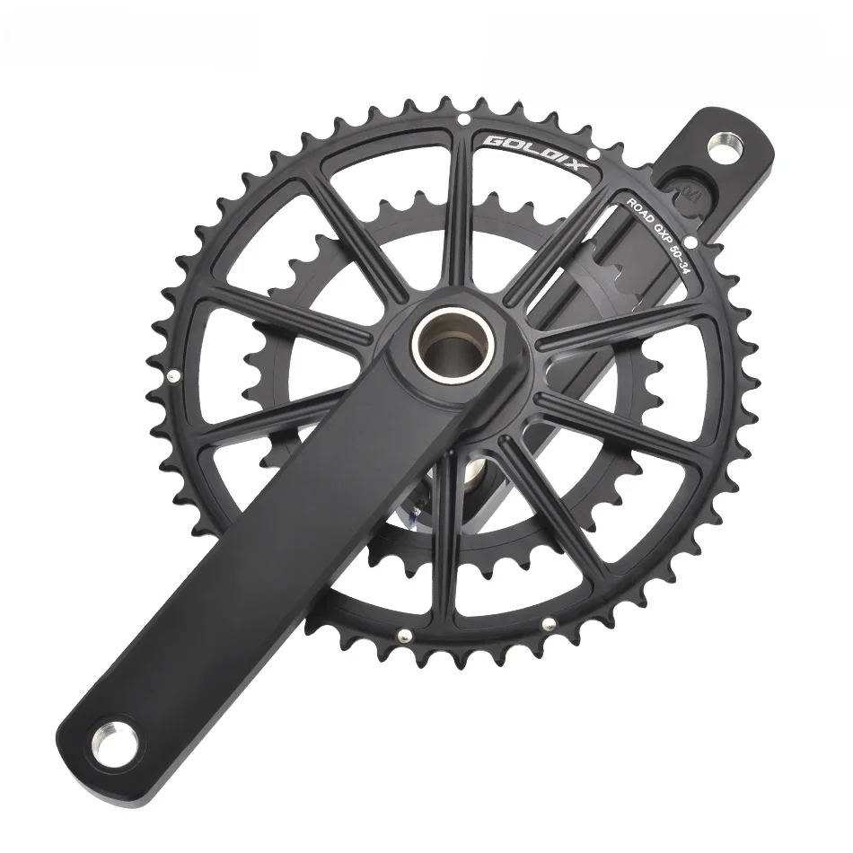 AliExpress GOLDIX 50-34T/52-36T/53-39T Road Bike Crank Ultralight 22/20 speed crankset for SHIMANO SRAM 105