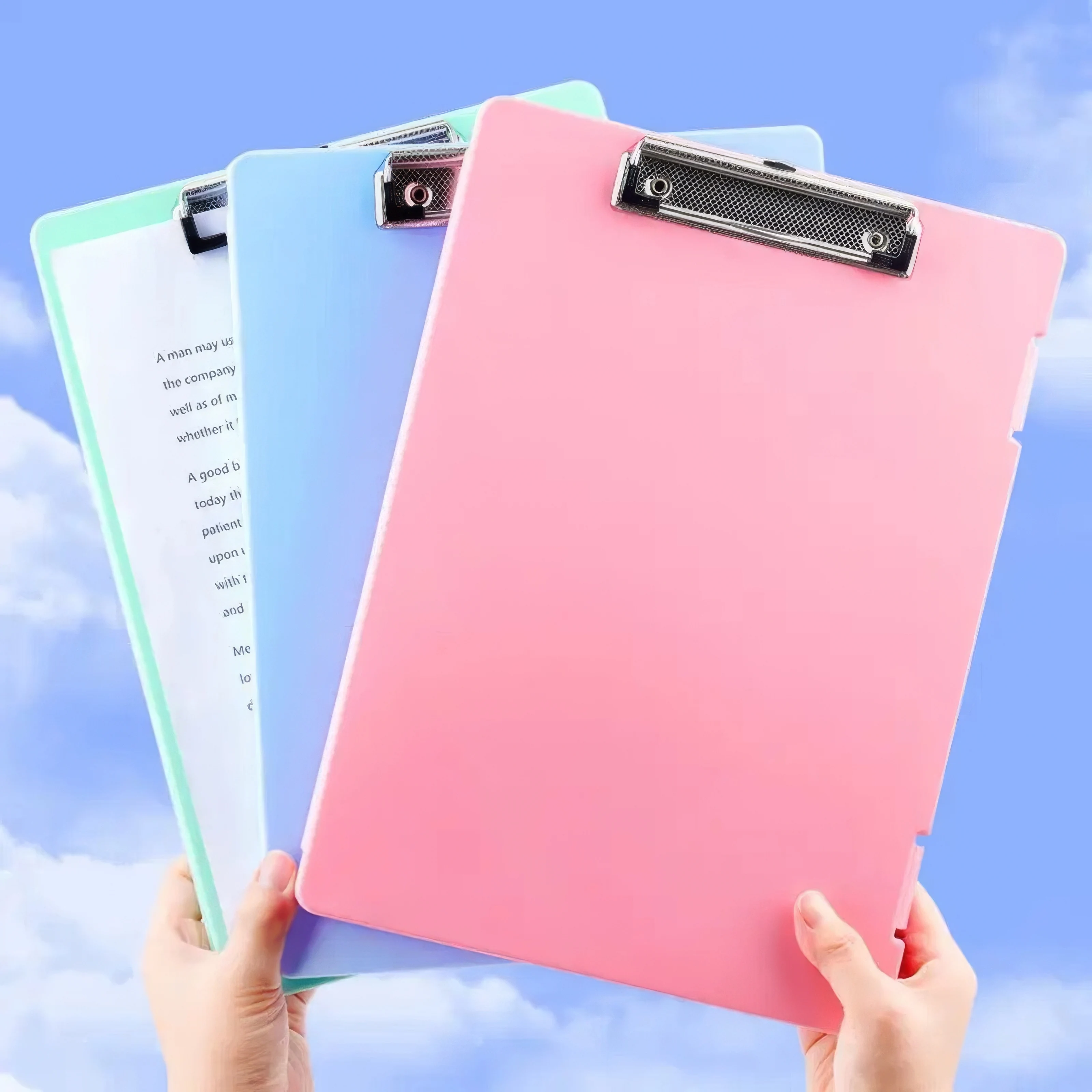 

1 Folder Storage Box with Button Design for Easy Access, Suitable for Storing Test Papers, Documents, and Music Scores