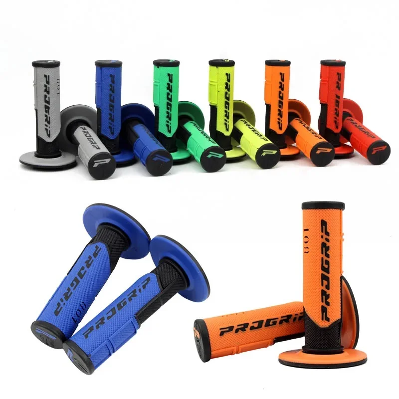AliExpress NONE 7/8 "22 24mm Motorcycle Grips Handle Bar For KTM YAMAHA Universal Pit Bike Motocross Motorbike Rubber GEL Domino Grip 6 Colors