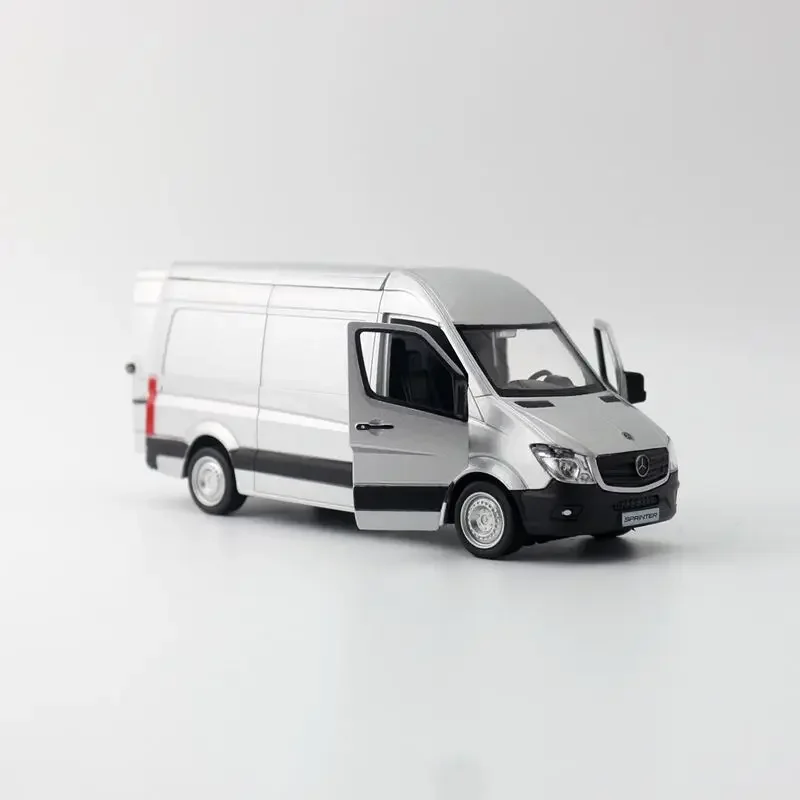 1:36 Skala MB Sprinter MPV Toy Van RMZ City Diecast Toy Car Model Educational Pull Back Door Openable Collection Gift For Kid — 2