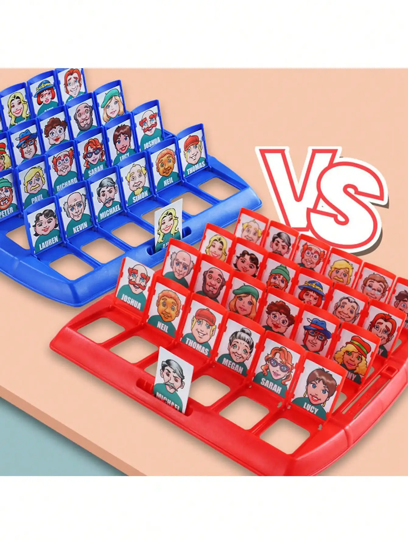 1Pcs Guess Who I Am Board Game Interactive Toy for Logical Reasoning and Character Guessing, Includes a Punishment Board, 96 Random Cards of People, Objects, and Places