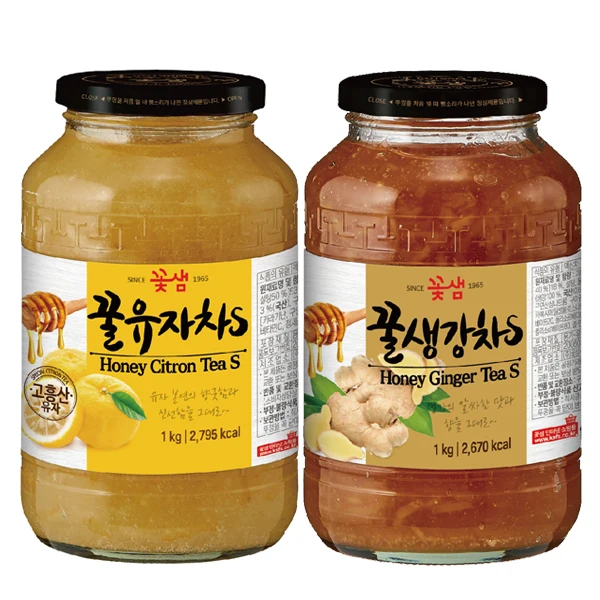 Flower Spring Honey Yu Zo Tea S 1kg + Honey Ghim Tea S 1kg