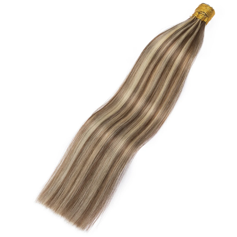 I Tip Hair Extension Straight Human Hair Extensions 40g/50g/ Set Capsule Keratin Natural Fusion Human Hair Extension 12-26inch