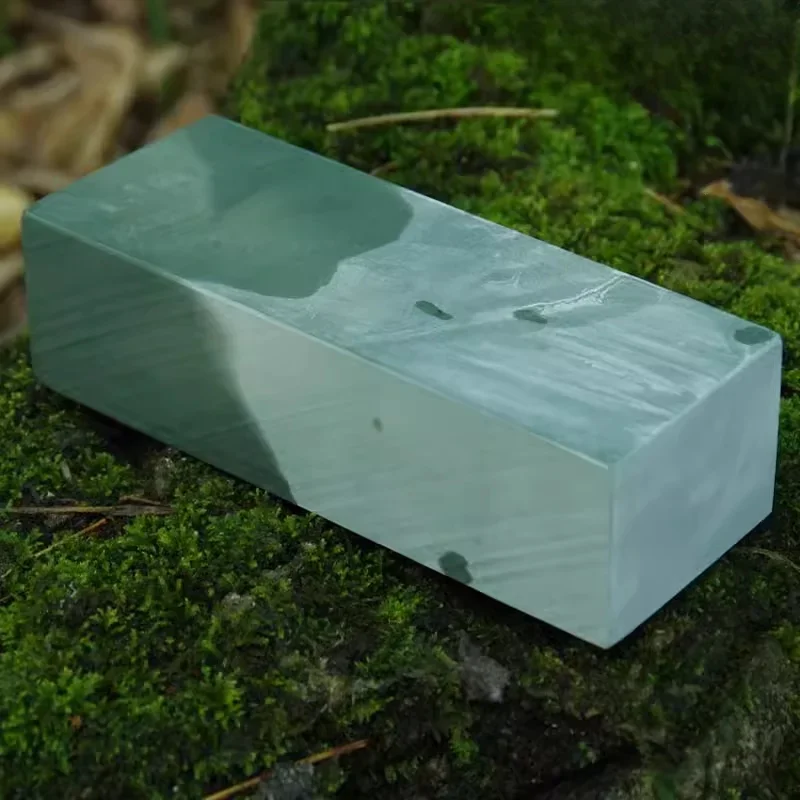 Drip Green Natural Simple Domowy nóż kuchenny Osełka Duża kreatywna krawędź tnąca Szorstkie ostrzenie noży Narzędzia Osełka — zdjęcie 2