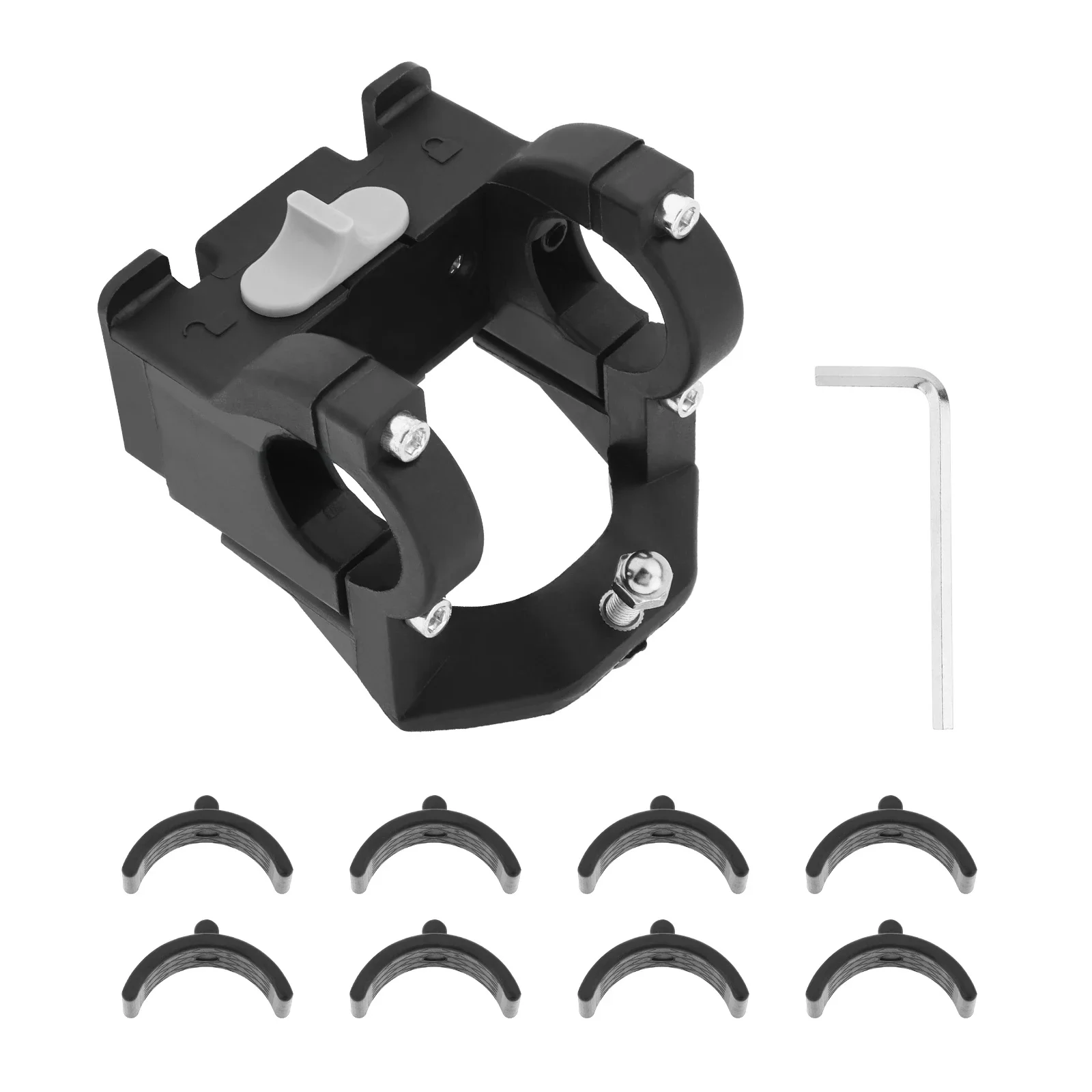 AliExpress Locking Hook Quick Unlock Folding Bike Basket Holder for Bicycle Fold Bags with Installation Wrench