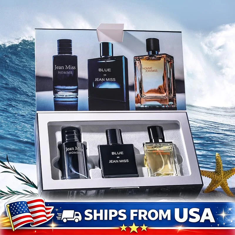 

Luxury Perfume Set for Men 3x30ML Long Lasting Eau De Parfum Cologne Oriental Woody Fragrance Gift Set