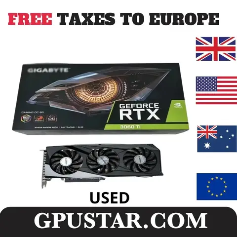 GIGABYTE GeForce RTX 3070 게이밍 OC 8G GDDR6 그래픽 카드, 2024 중고