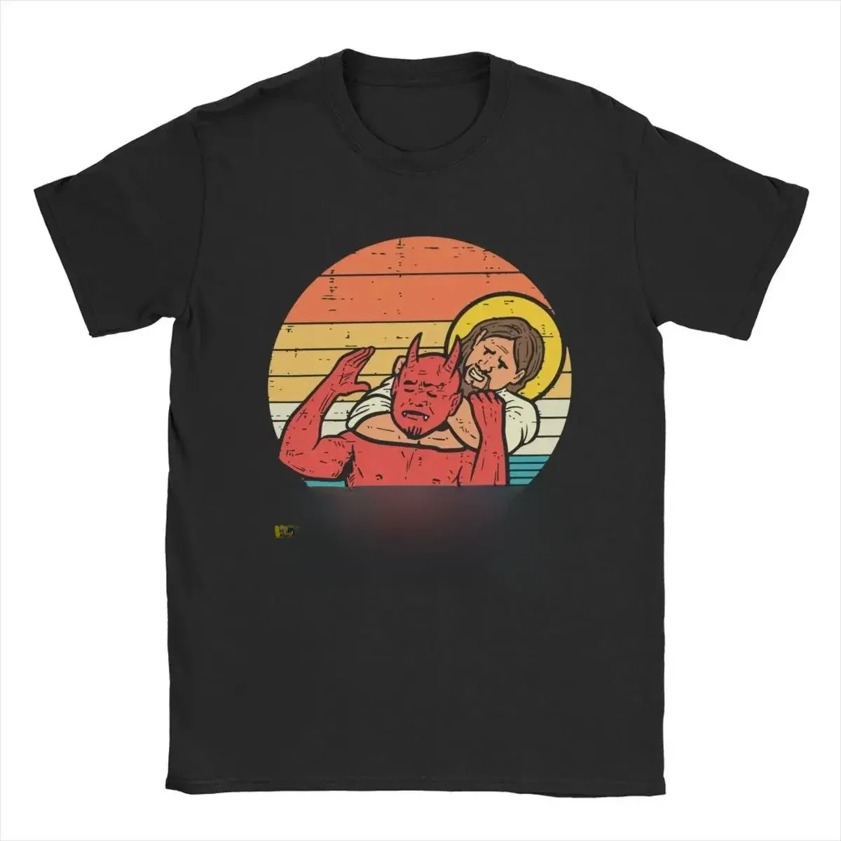 Jesus Has Your Back Jiu Jitsu Retro Christian T Shirts Women And Men Cotton Vintage Short Sleeve Tee Shirt Plus Size Tops — zdjęcie 2