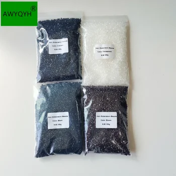 غراء الكيراتين الإيطالي بأفضل جودة - 100 جرام / مجموعة من غروانية الكيراتين 100 جرام 4 ألوان، مناسبة للشعر على شكل I-tip / U-tip