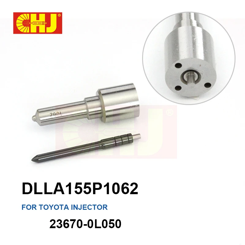 Inyector de Combustible Diésel DLLA155P1062, Boquilla 093400-1062 para Inyector 095000-829X/822X/856X 23670-0L050/0L020