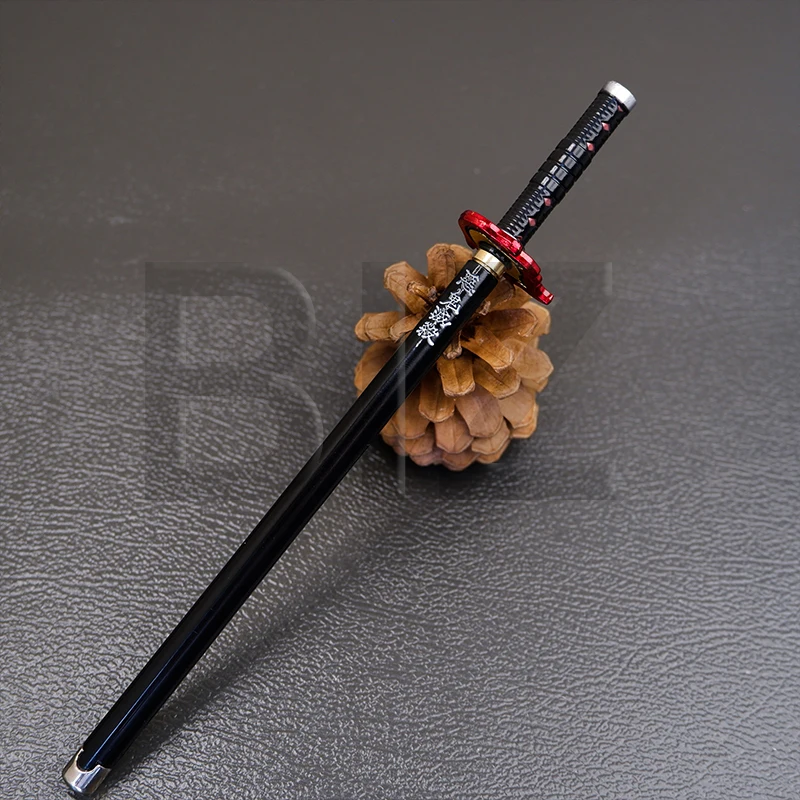 20cm/7.87inDemon Slayer Anime Peripheral Neutral Pen/my Wife/Zenyi/moth/butterfly Blade Day Wheel Knife Stationery Signature Pen image 3