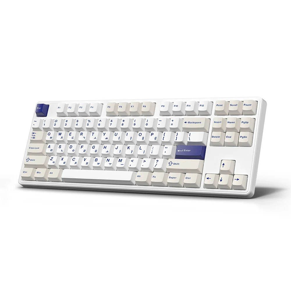 Hansung Computer 3-Mode Formtek Gasket 87-Key Tenkeyless لوحة مفاتيح ميكانيكية سلكية/لاسلكية #4