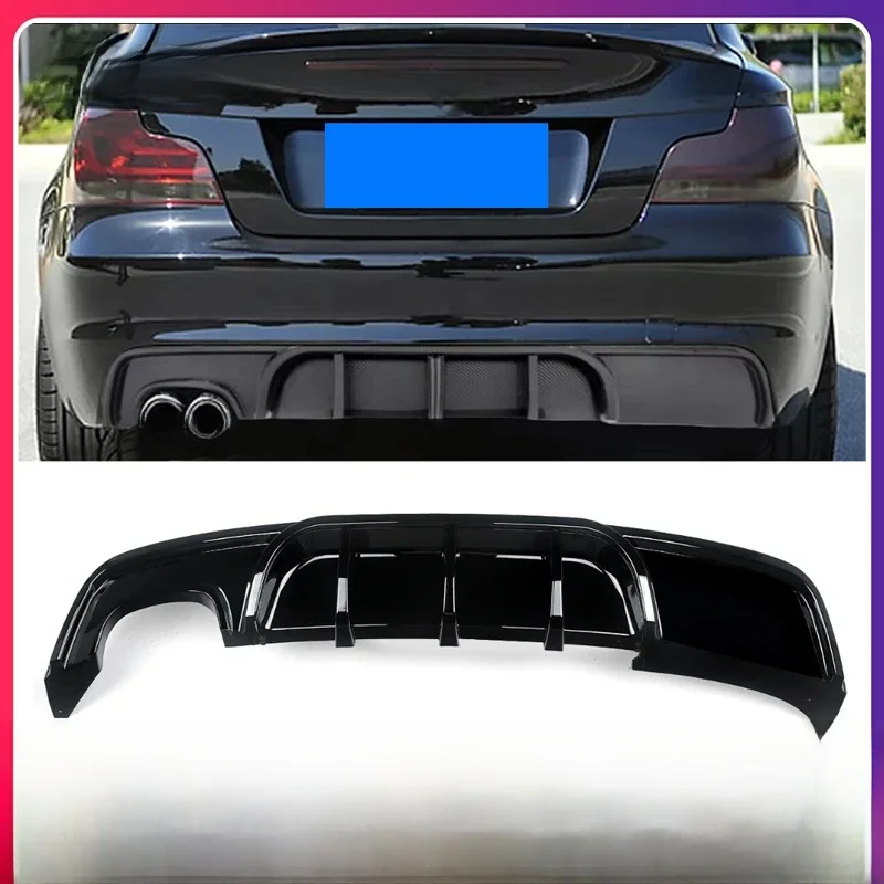 Für bmw e82 e88 m Performance Style Heck diffusor Hecks toß stange Lippen splitter 1 series 120d 125d 130i 135i M-TECH 2011-2015 Tuning
