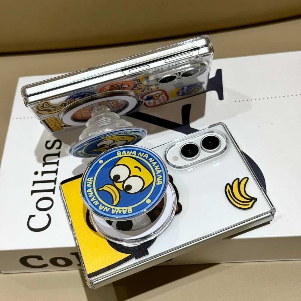 Uroczy zestaw 3 w 1 z postaciami z kreskówek do telefonu Samsung Z Fold 8 Ultra Z Fold 8, 7, odporna na wstrząsy obudowa z uchwytem Magsafe — zdjęcie produktu 6