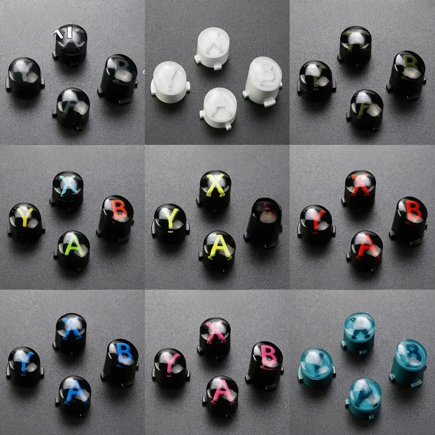 YuXi pour Xbox série X S contrôleur remplacement ABXY boutons Kit pour XBox One Elite mince manette de jeu pièce de réparation