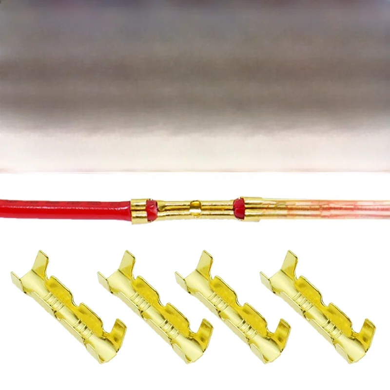 Connecteur à prise froide parallèle double en forme de U DJ453, 50 pièces/100 pièces/200 pièces, terminal froid 0.5 -1.5mm2 -2.5mm2